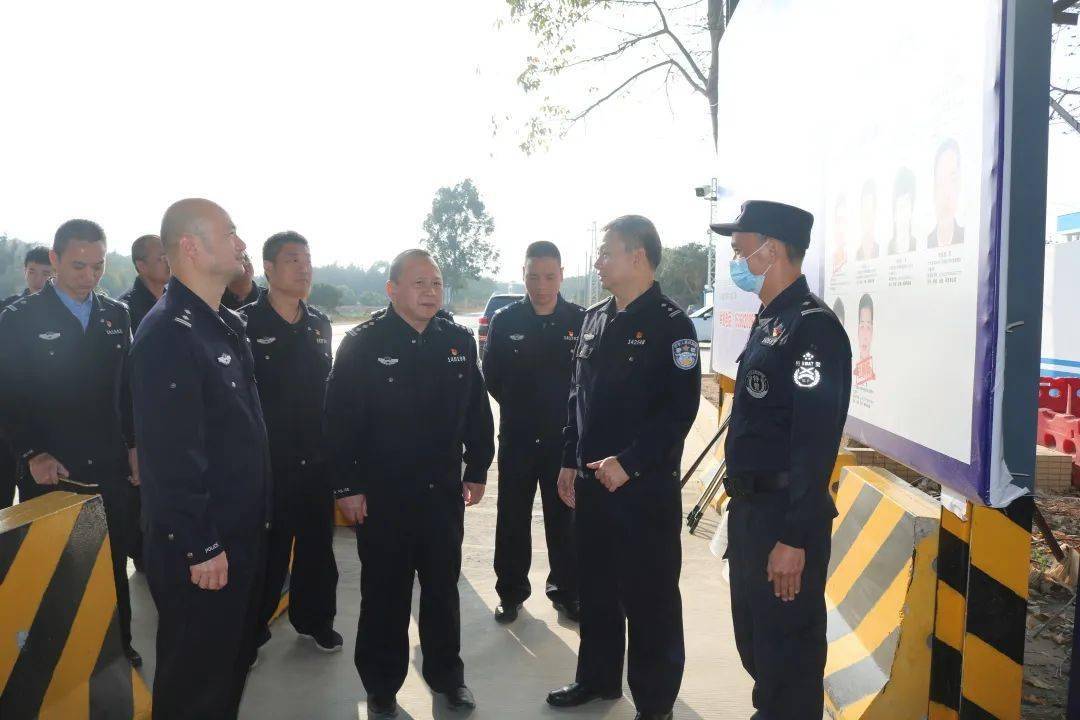 陆丰市公安局长叶伟健到三甲地区调研检查禁毒工作