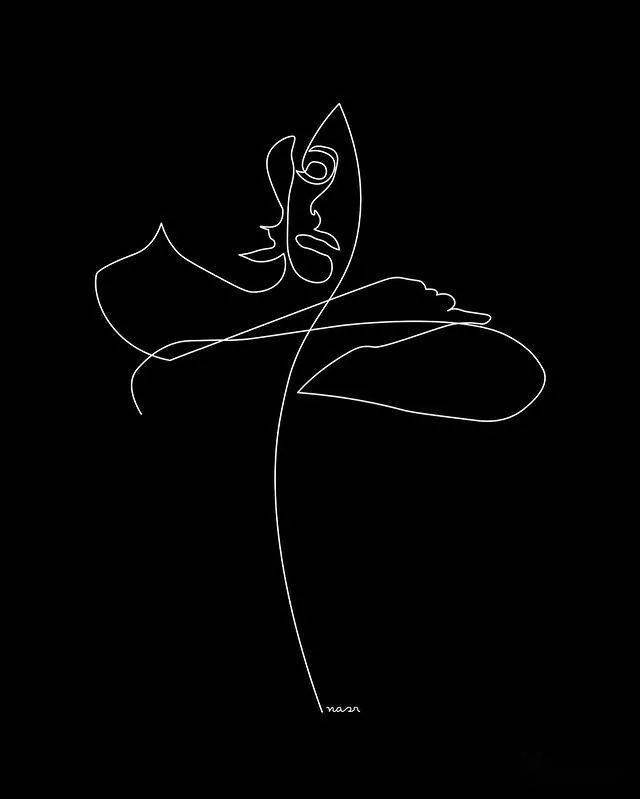 艺术家用一条线,就能创作出甜美而感性的艺术品