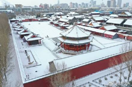 沈阳故宫 雪景如画