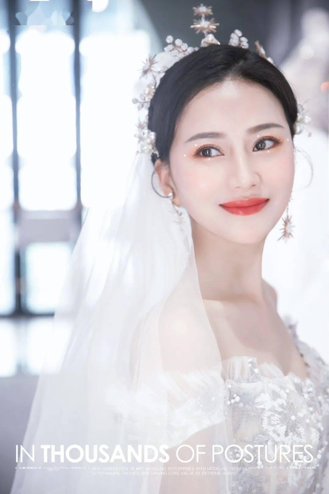 超美的新娘白纱造型婚礼仪式首选