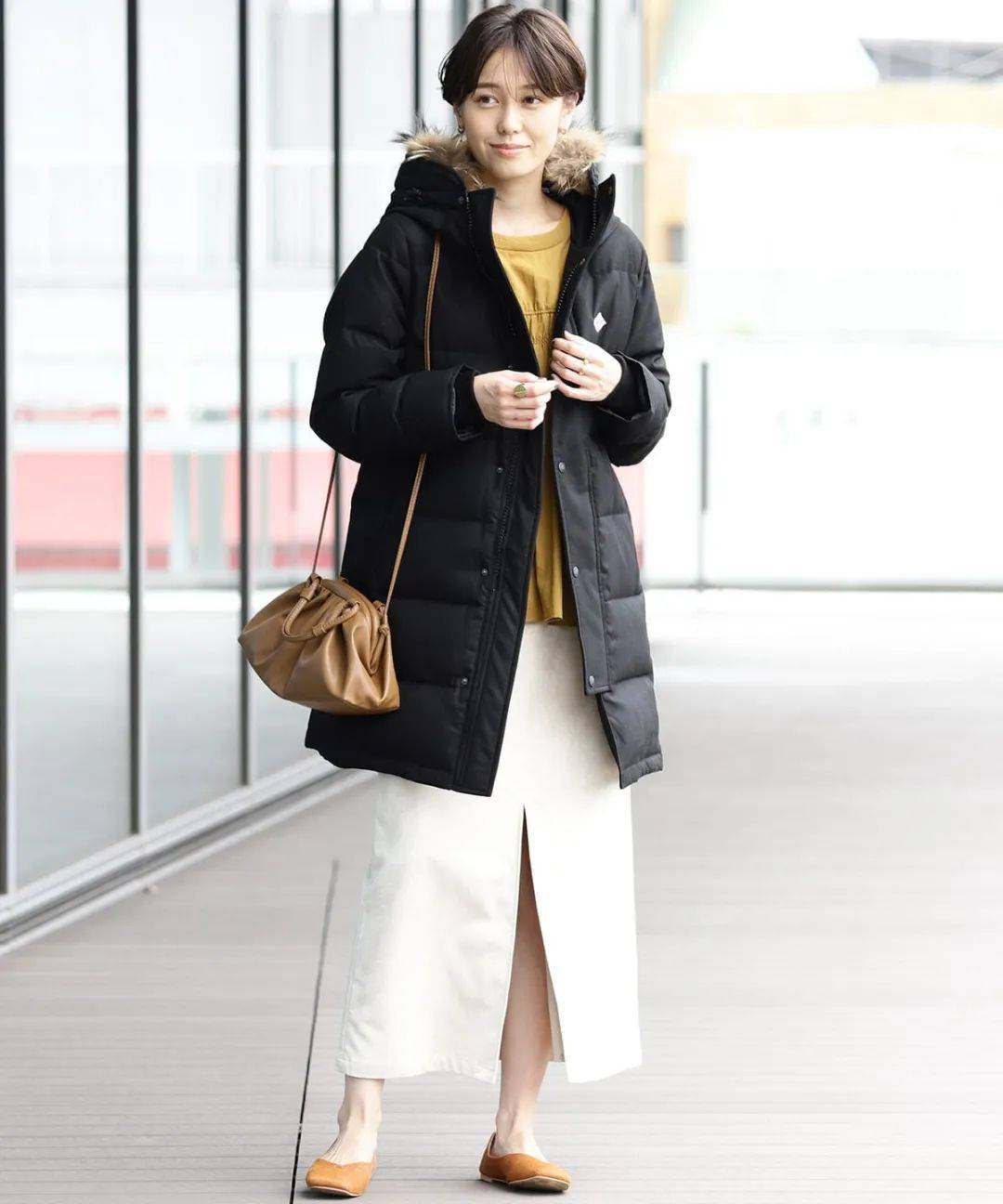 日本冬天穿衣打扮图片