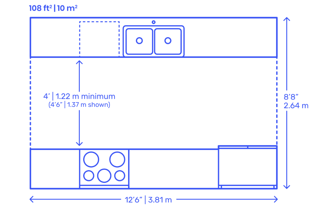 mini厨房搞中岛是占地方还是超实用