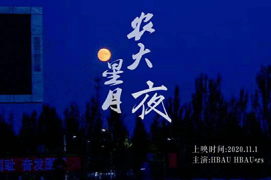 美的不禁令人沉醉……類型:微電影電影:《農大星月夜》入 圍 影 片