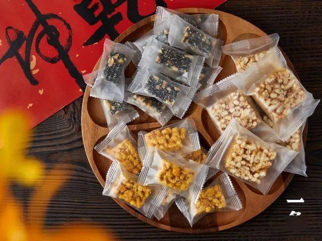 芝麻糖年糕糖玉米糖炒米糖充满浓浓中国味的年糖