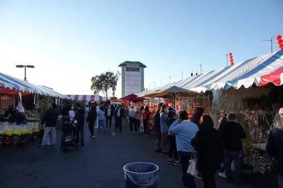 南加唯一新年花市小西贡年味足 进行