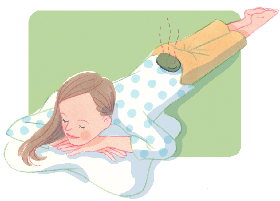 在脖子·骶骨部分热敷