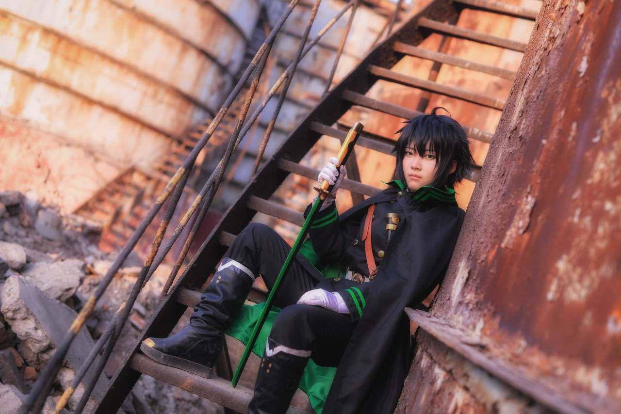 终结的炽天使百夜优一郎cosplay