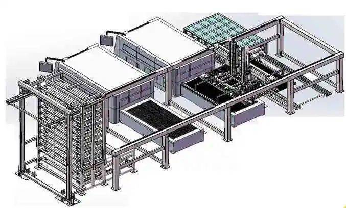 看激光切割機自動上下料系統如何提升加工效率