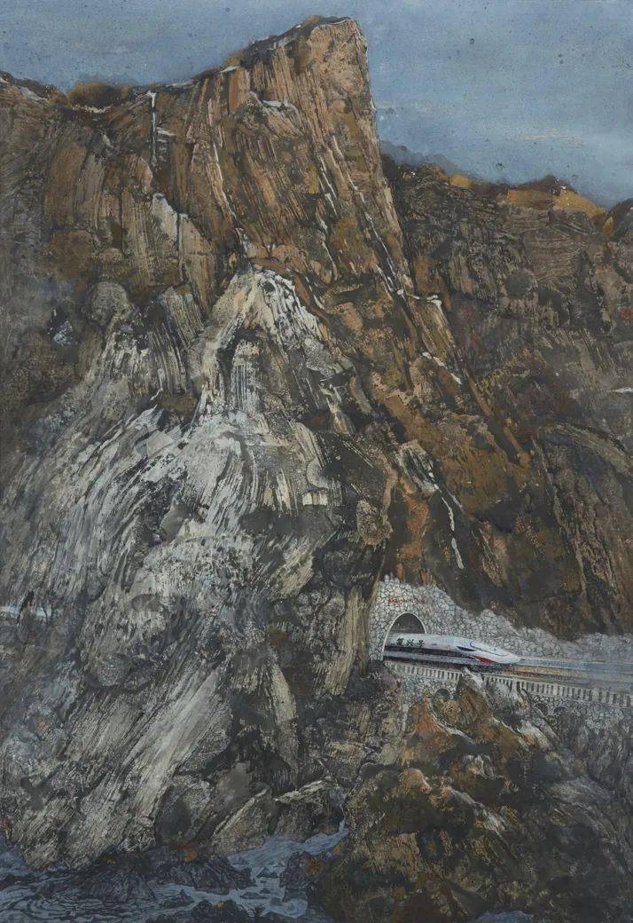 第三届全国宁波综合材料绘画双年展展出作品系列九