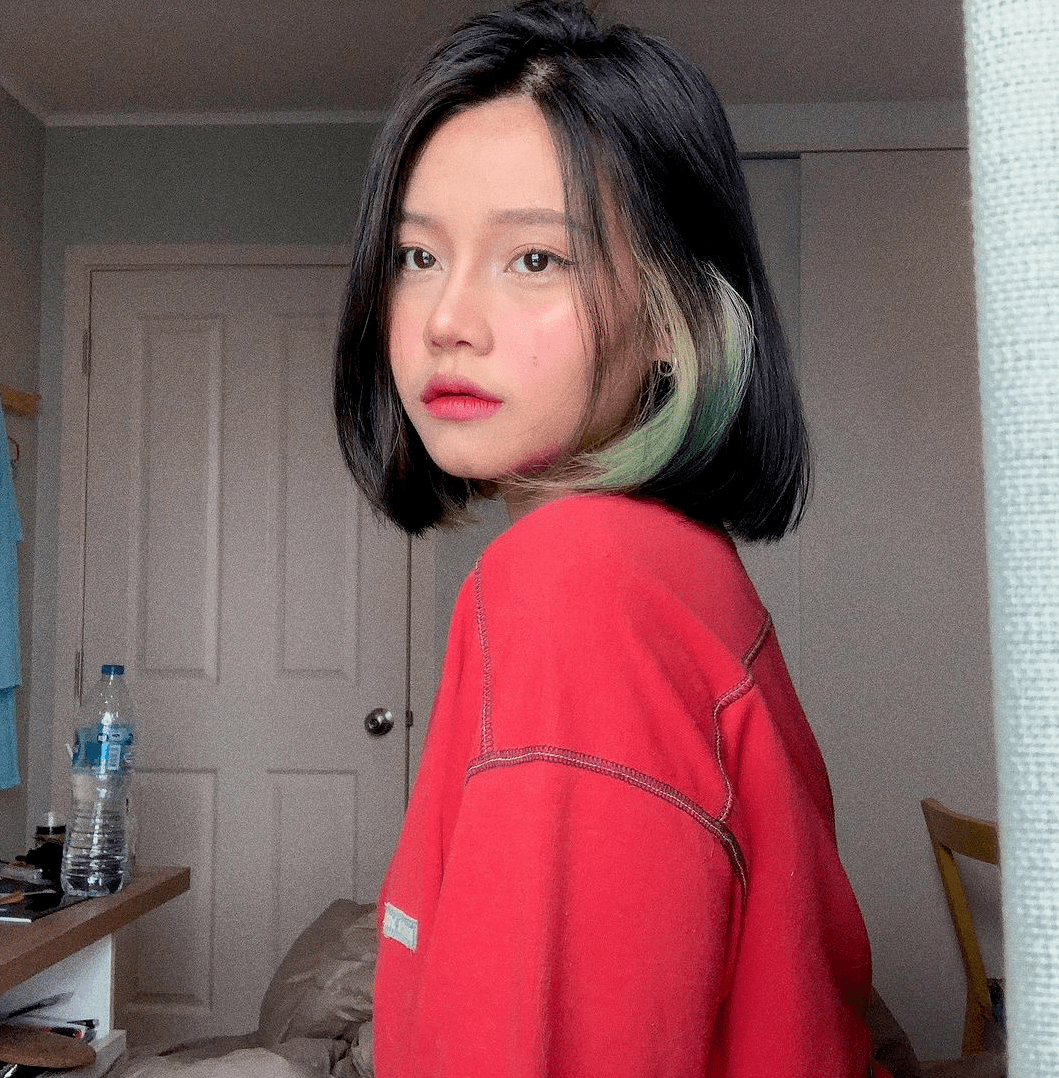 "谁染谁最酷"发型_刘海染