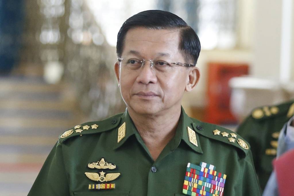缅甸军方实权人物图片