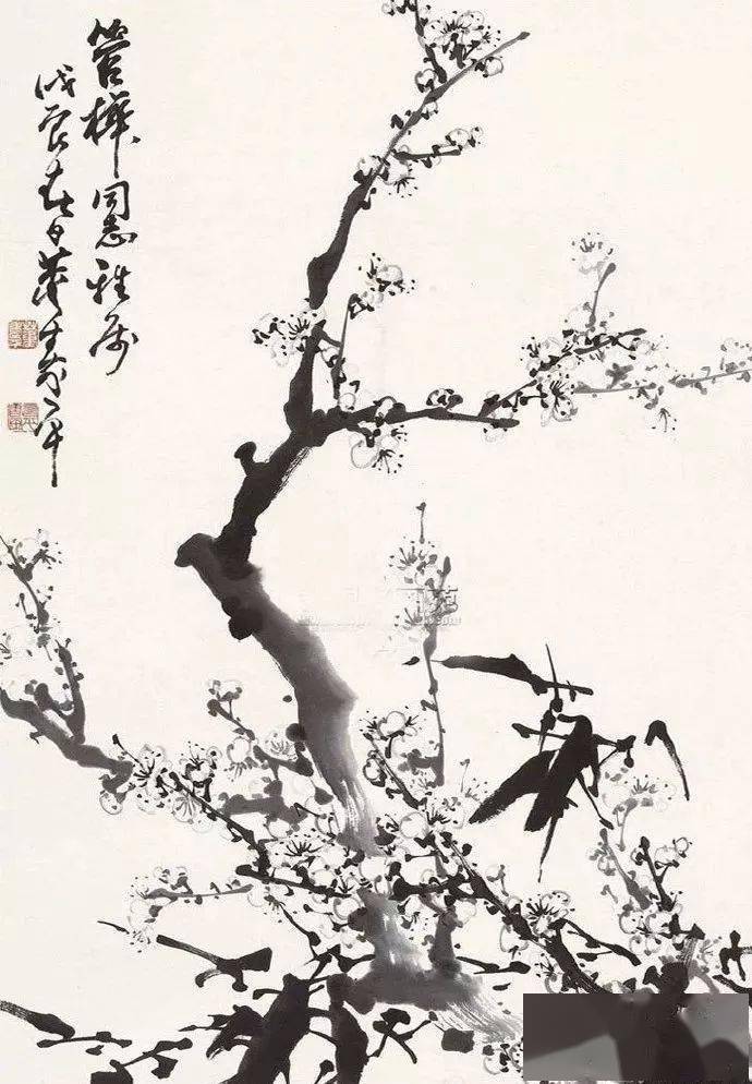 董寿平画梅花_书画