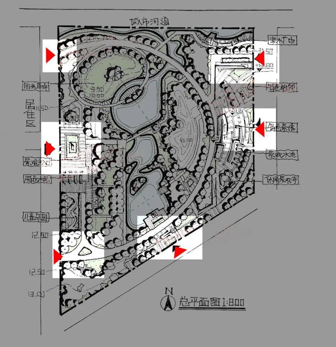 绿林分享入口空间设计