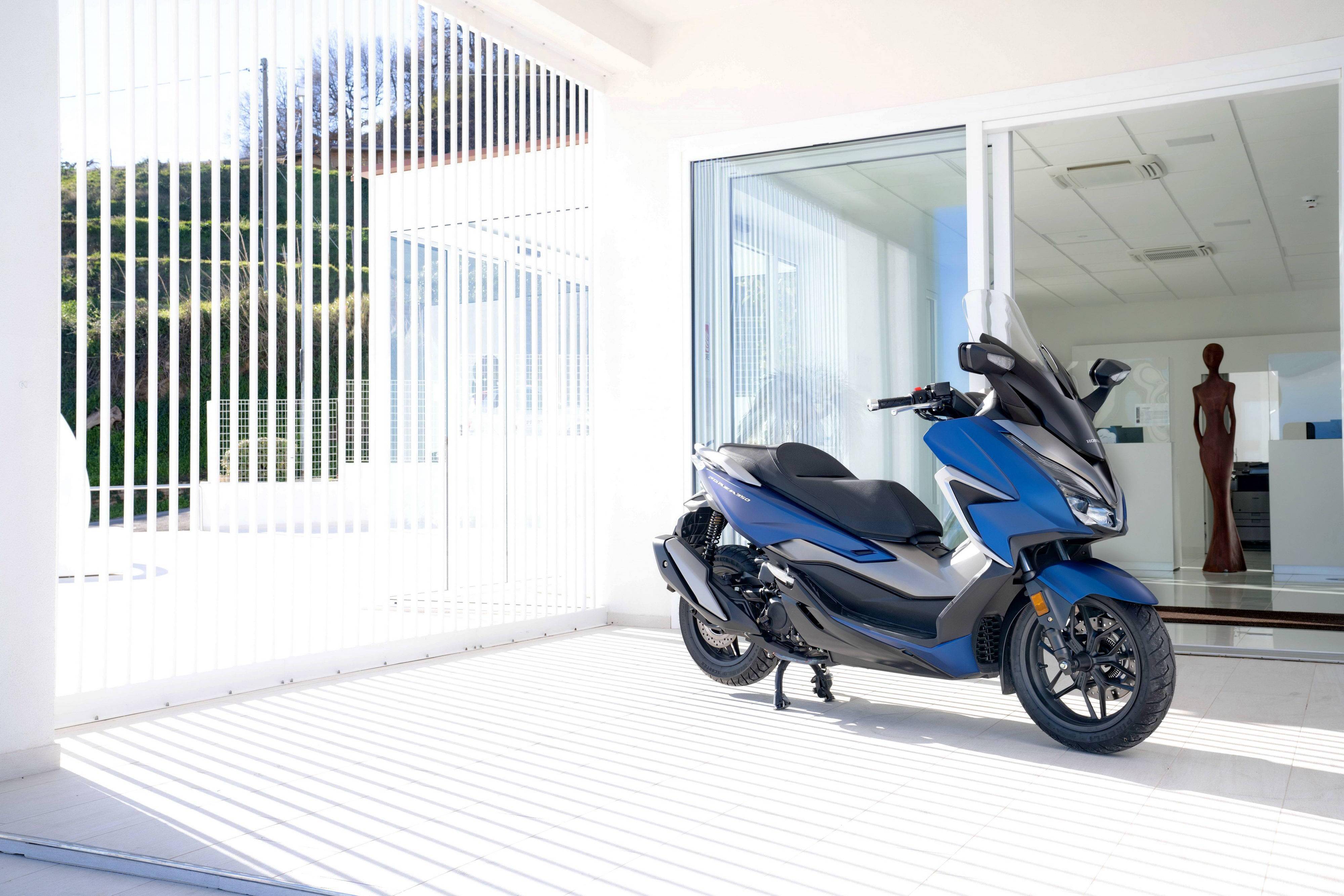 honda新一代中型踏板forza350户外图集