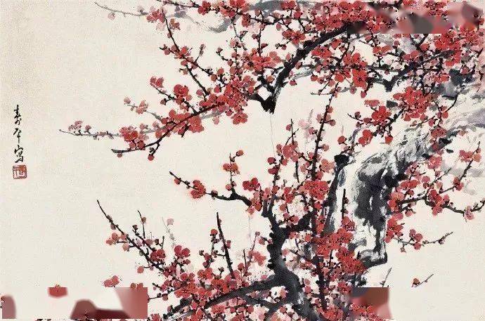 董寿平画梅花_搜狐网