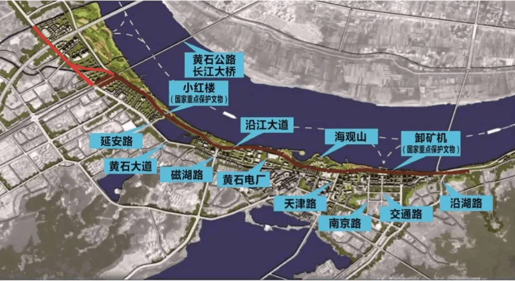 黄石湖山新城规划图图片