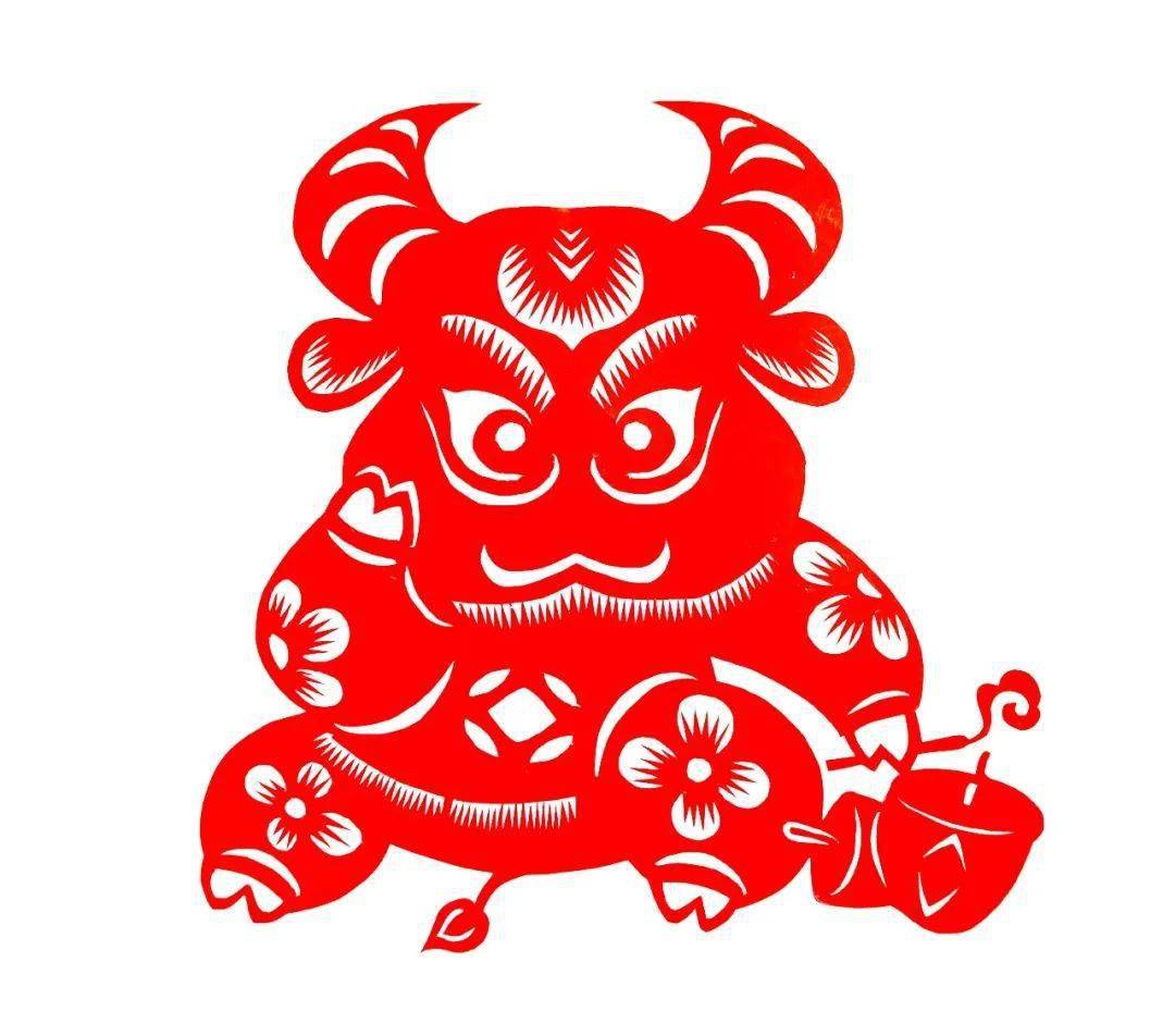 周斌牛年剪纸作品欣赏赶紧打开视频来学剪窗花吧点击边框调出视频工具