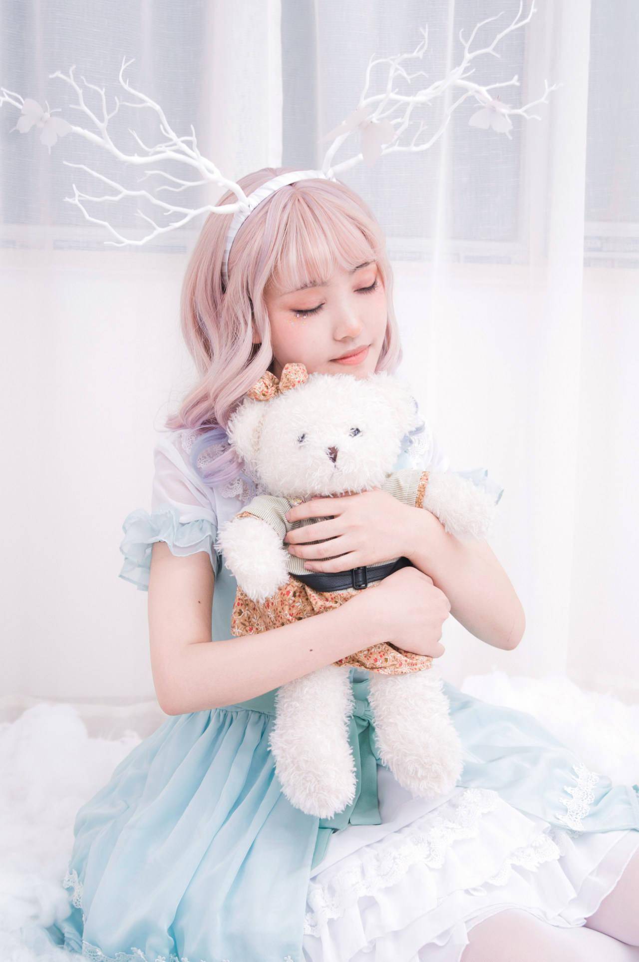 lolita《那边》天青色店家模特图