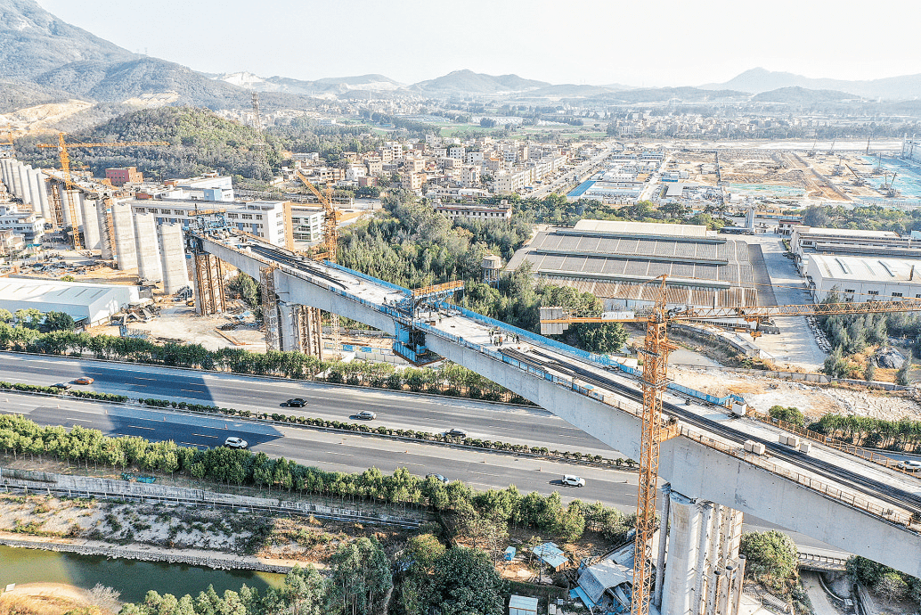 跨越同安多个村庄的福厦高铁有新进展!5月或开始无砟轨道施工!_桥梁