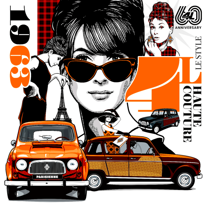 资讯经典车型雷诺4l60周年庆典来袭