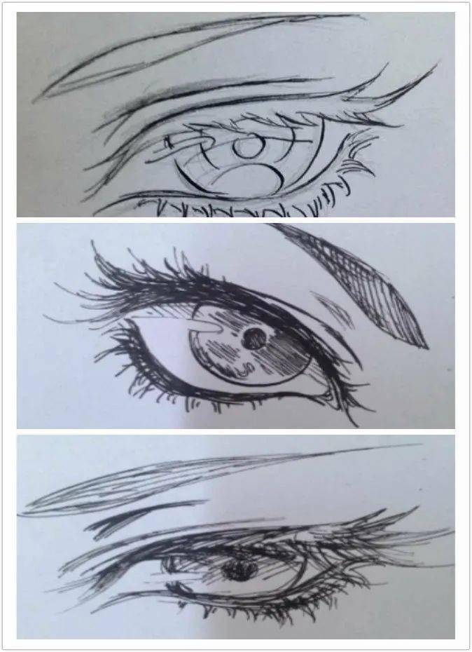 妩媚的眼睛怎么画动漫图片