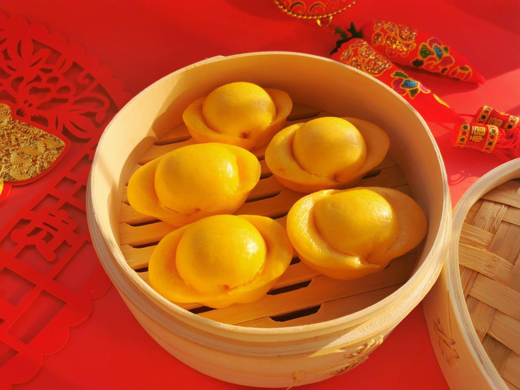 二十八,把面发,教你做元宝馒头,蓬松宣软寓意好,只需一次发酵