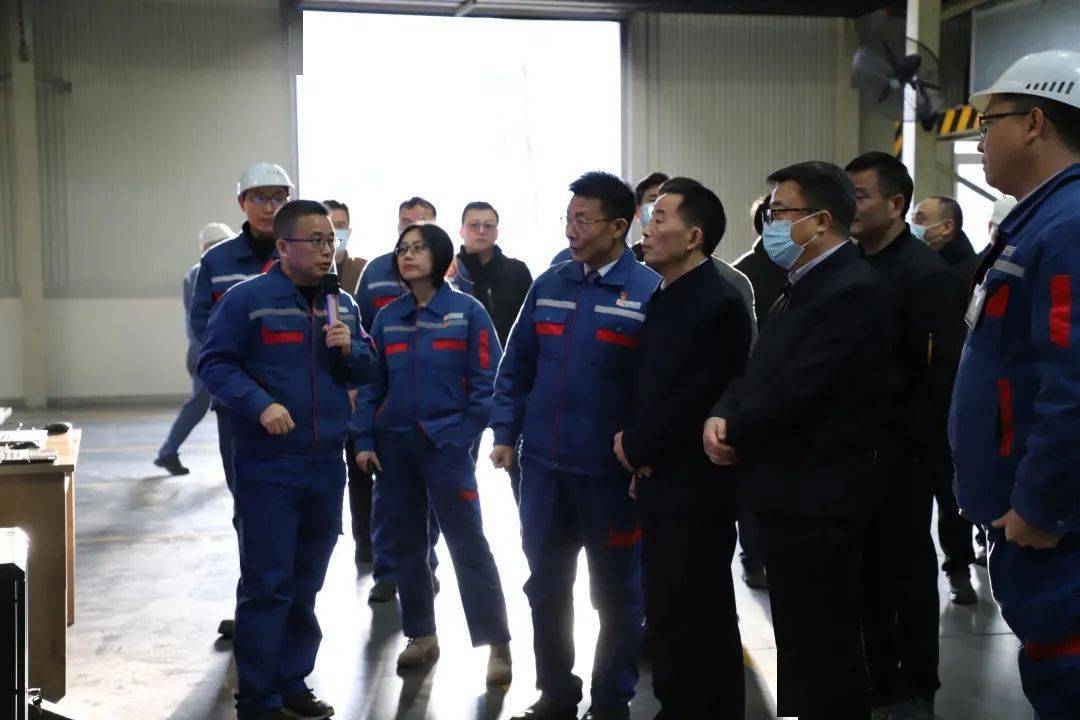 芜湖市副市长贺东一行到联合动力调研指导