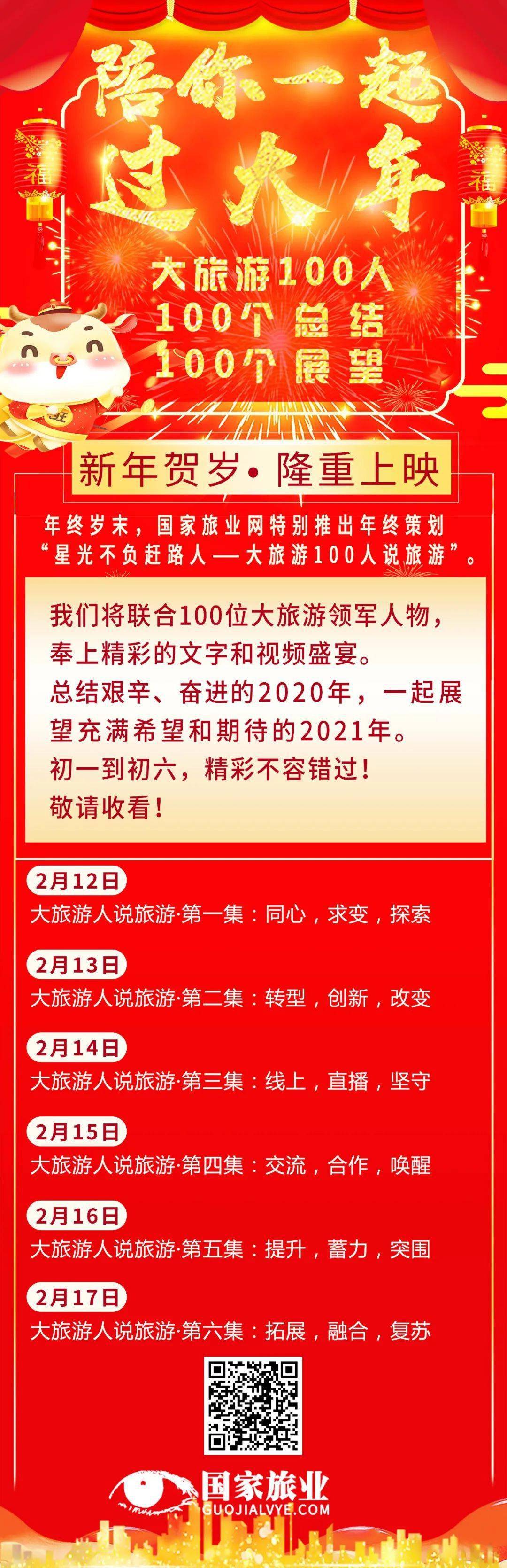 大旅游人自己的贺岁片来了！国家旅业网祝您牛年兴旺！