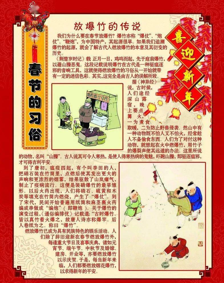 红红中国年曲谱_红红的中国年手抄报(3)