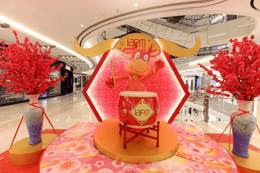 这21个购物中心的新年美陈一个比一个牛