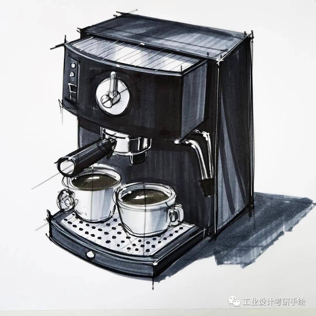 咖啡机快题设计图片