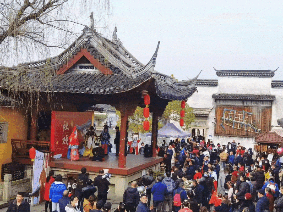 安昌古镇年味浓错峰出行更舒心