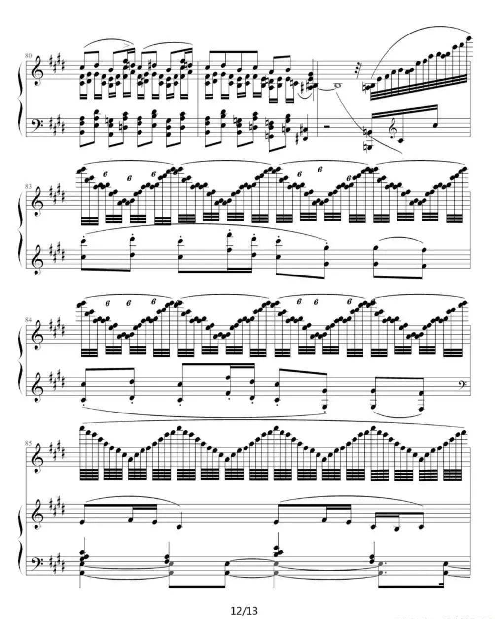复杂曲谱_世界上最复杂的曲谱(3)