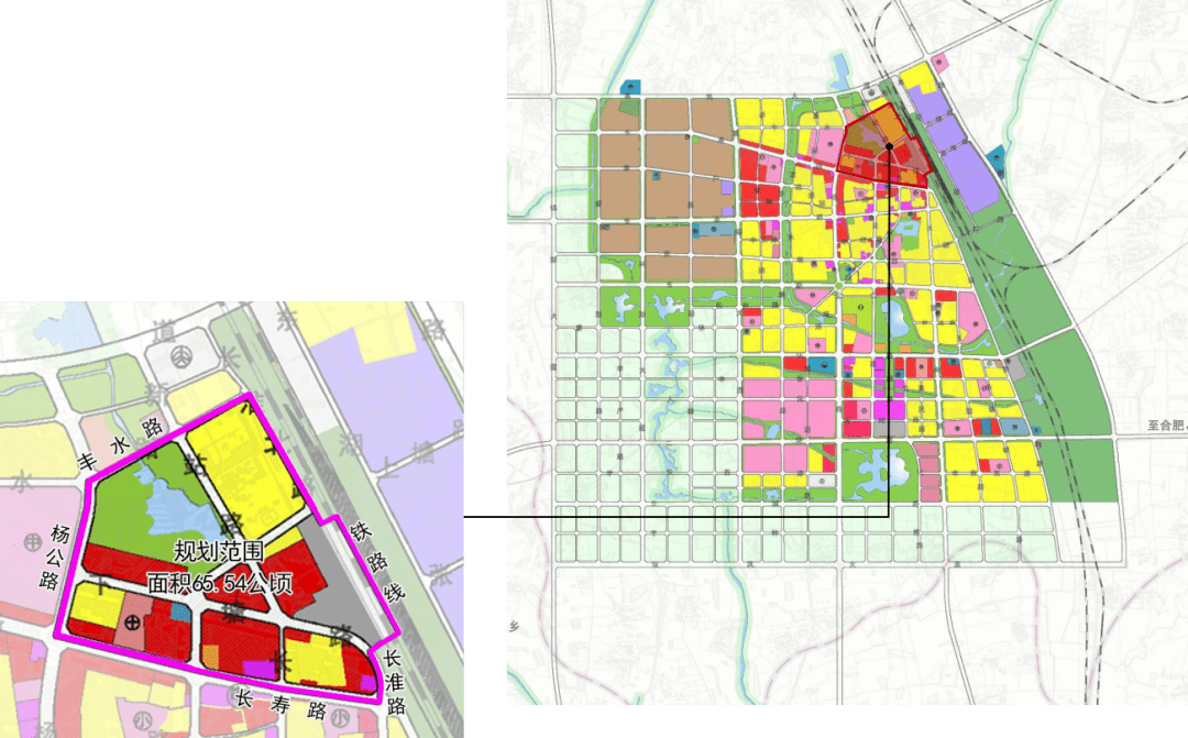 长丰北城规划图图片