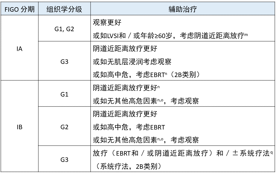 B 期 G1 子宫内膜样癌 分子分型能指导术后辅助治疗吗 病理