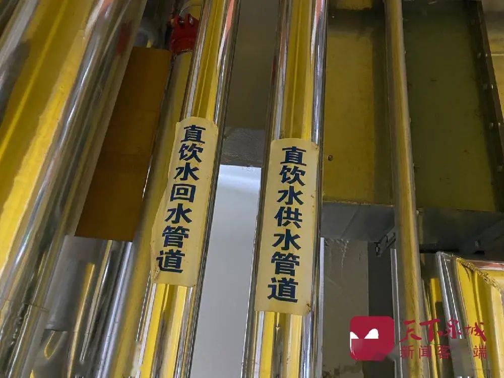 泉水直饮试点小区居民喝直饮水已成习惯