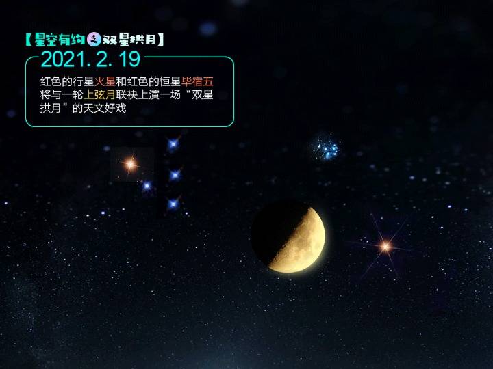 毕宿|星空有约|正月初八，别错过这幕“趣味天象”！