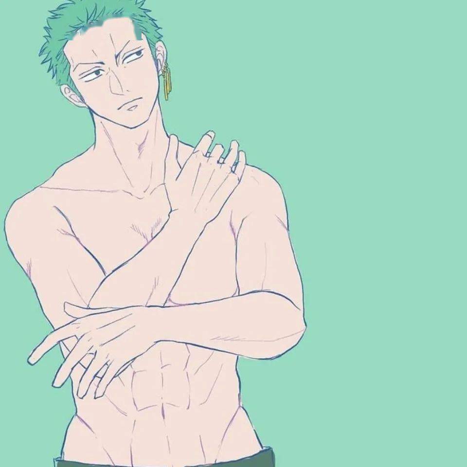海贼王头像绿藻头