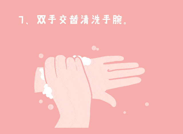 "七步洗手法"到底是哪七步呢?那么让细菌通通远离!
