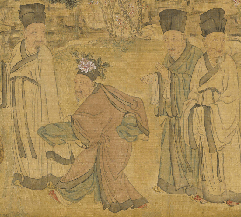 你的新年愿望都被古人画进画里啦!_局部