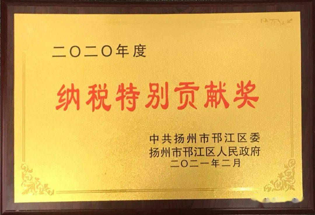 體現政府對邁安德2020年度對地方經濟建設發展做出突出貢獻的充分肯定