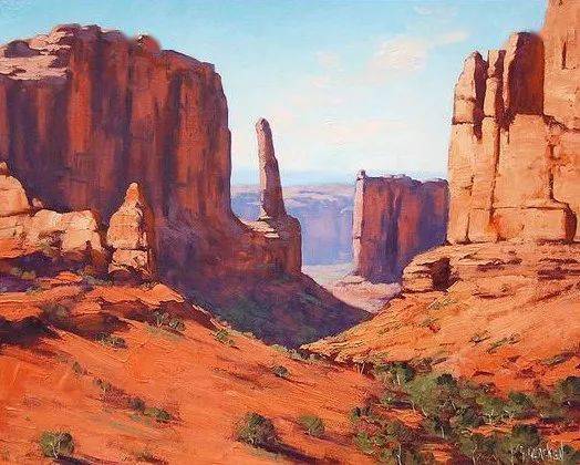 阳光是大自然的灵魂,澳大利亚画家格雷厄姆的风景油画