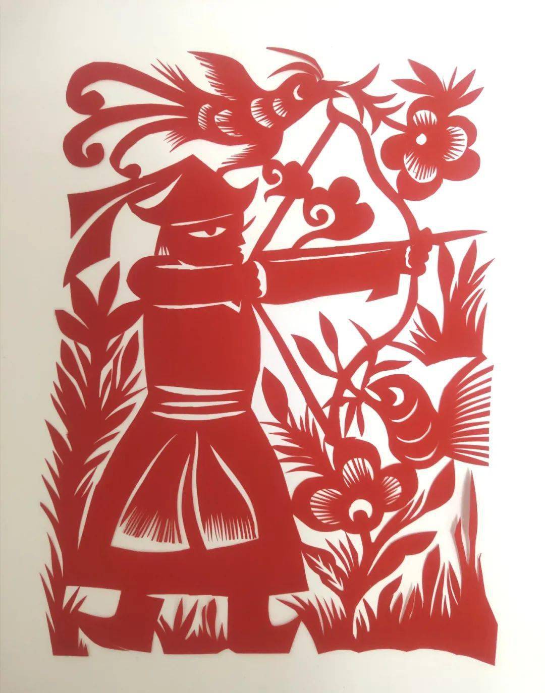 非遗草原之花迎新春内蒙古剪纸精品展