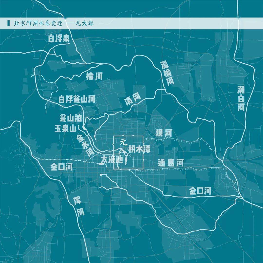 北京市河流水系图图片