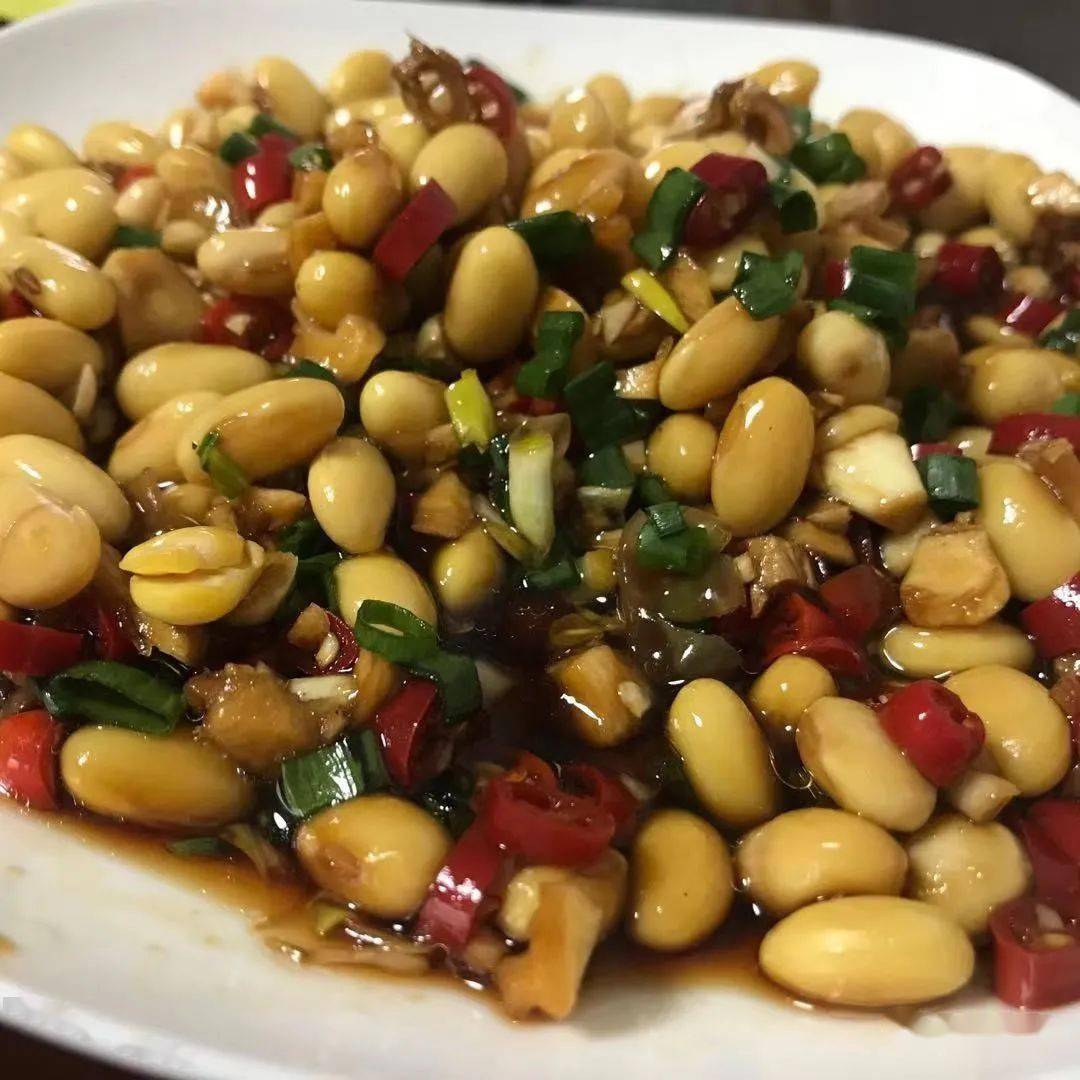 懒人做菜|秘制黄豆(节日餐桌上的小清新)