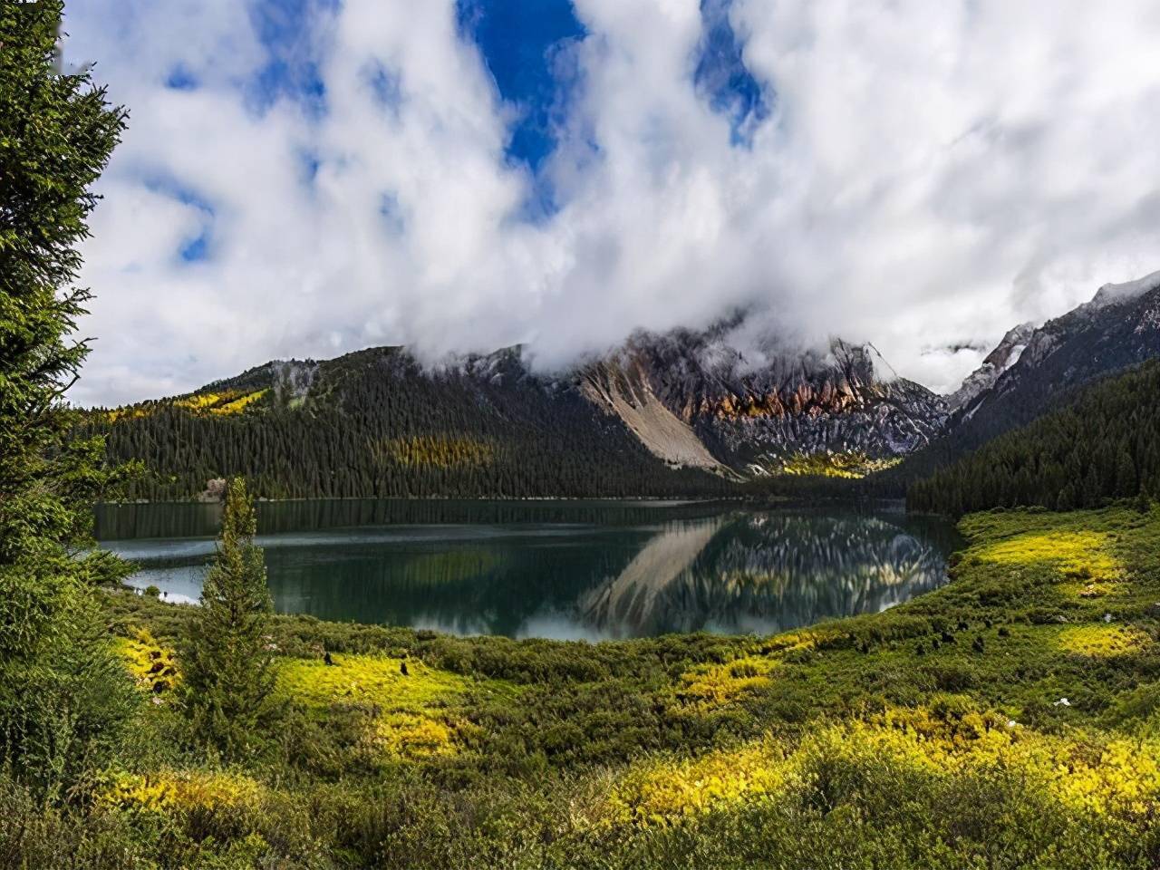 措普沟,一个神仙居住的地方,最美风景永远在路上_巴塘