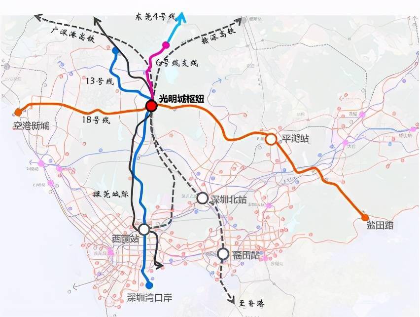 深圳地铁6号线支线二期工程获批,全长约490km 设3站