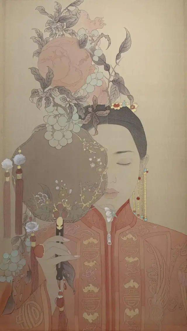 纵观当今工笔人物画的现状,似可分成以下几种类型:一种是造型上的风格