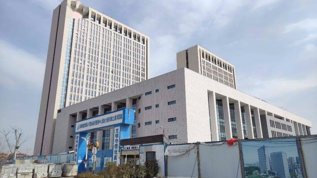 不久萧县人办事都要来这里了,萧县政务中心装修中!