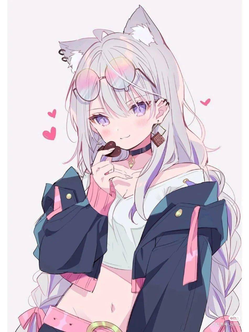 精选高清壁纸 二次元少女 清纯端庄动漫少女